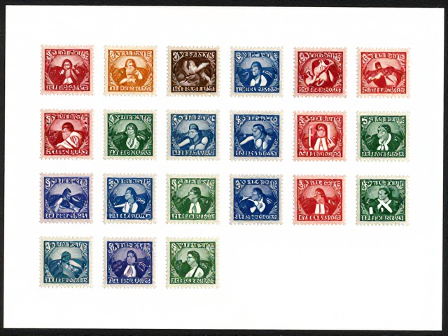 欧美近代成套邮票，专业集邮册里的艺术设计演变史