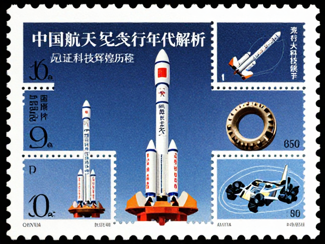 中国航天纪念邮票发行年代解析,见证科技辉煌历程