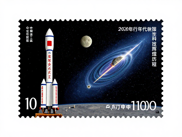 中国航天纪念邮票发行年代解析,见证科技辉煌历程