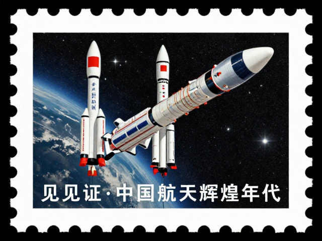航天科技赋能邮票,异形齿孔见证中国航天辉煌年代