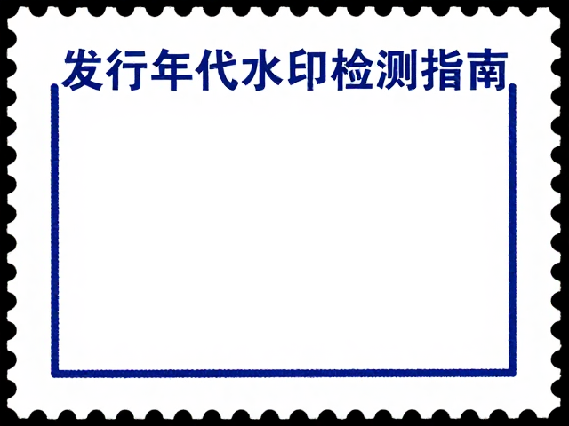 邮票发行年代水印检测指南，胶印版式识别与防伪技巧