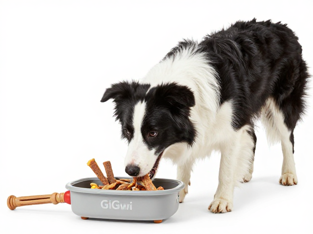 GiGwi贵为工作犬零食,边牧哈士奇可填充槽玩具,益智解闷神器
