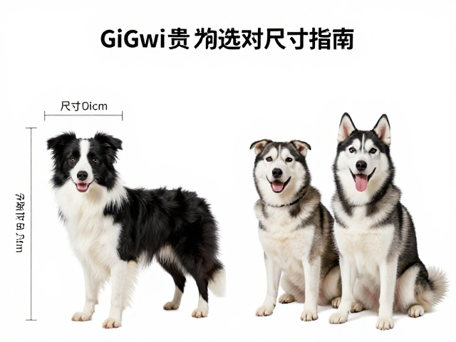 GiGwi贵为狗咬胶尺寸不合?边牧哈士奇工作犬选对尺寸指南