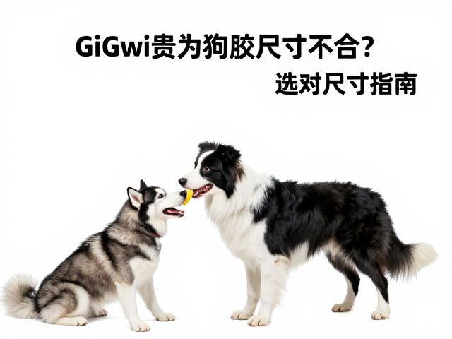 GiGwi贵为狗咬胶尺寸不合?边牧哈士奇工作犬选对尺寸指南