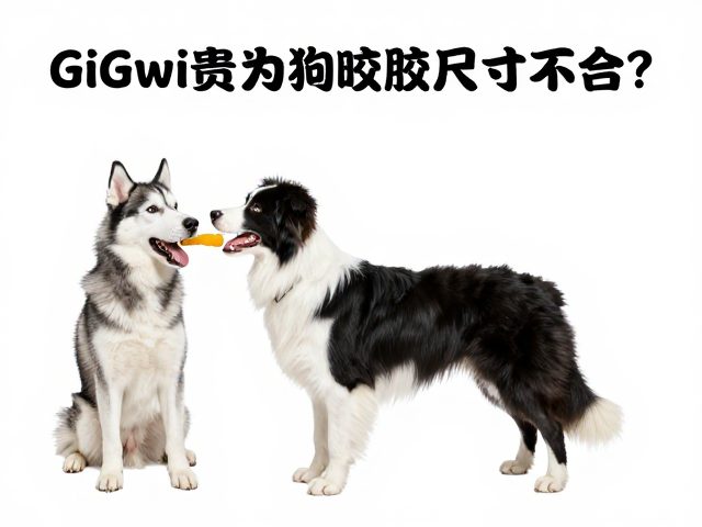 GiGwi贵为狗咬胶尺寸不合?边牧哈士奇工作犬选对尺寸指南