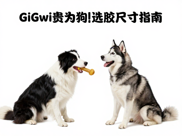 GiGwi贵为狗咬胶尺寸不合?边牧哈士奇工作犬选对尺寸指南