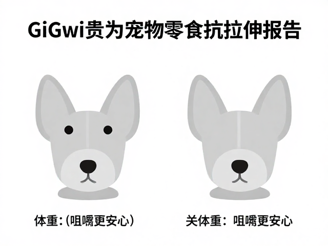 GiGwi贵为宠物零食抗拉伸报告,按体重与口型选更安心