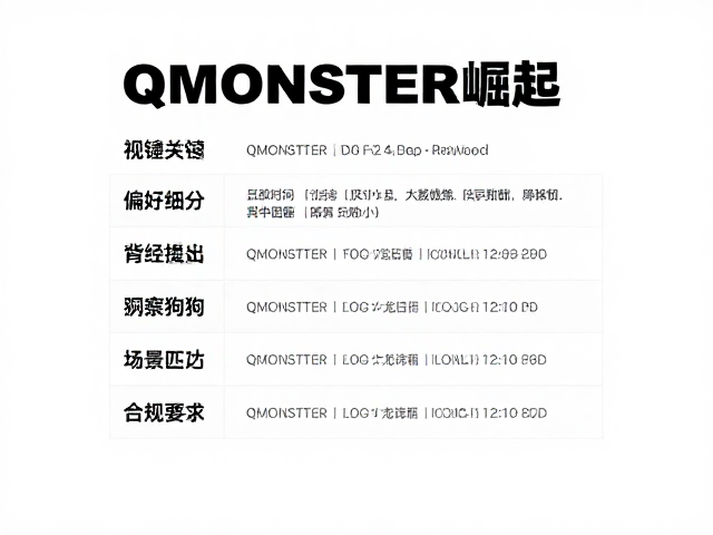 QMONSTER崛起,高端小众品牌如何洞察狗狗喜好类型?