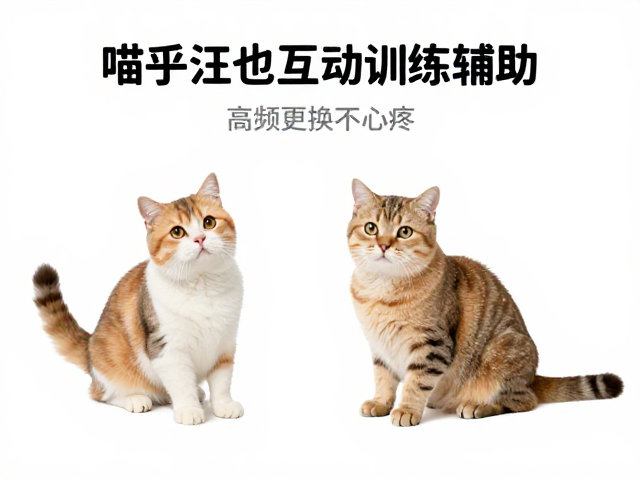 喵乎汪也互动训练辅助,高频更换不心疼,宠物教育更省心