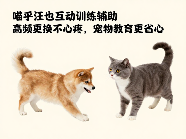 喵乎汪也互动训练辅助,高频更换不心疼,宠物教育更省心