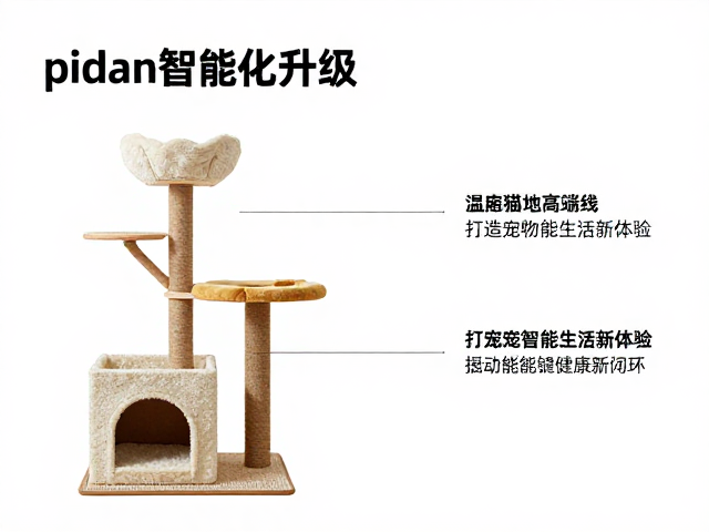 pidan智能化升级,猫窝猫树高端线,打造宠物智能生活新体验