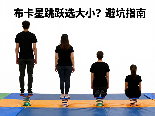 布卡星跳跃挑战，如何根据体型精准选大小？避坑指南