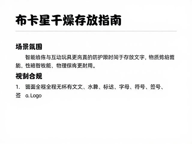 布卡星干燥存放指南,让智能化互动玩具更耐用