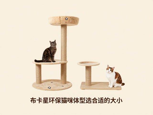 布卡星环保水性漆猫爬架，如何根据猫咪体型选合适大小？
