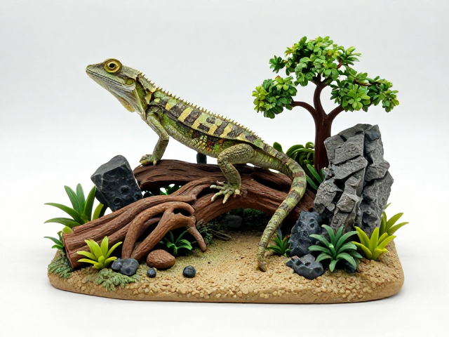 ReptiZoo瑞皮微缩工艺,无毒ABS塑料打造的极致仿真微景观