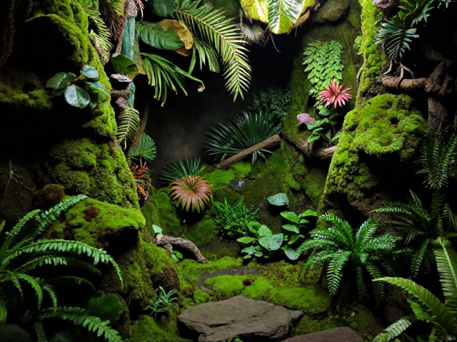 ReptiZoo瑞皮雨林苔藓景观,极致生态还原度打造沉浸式爬宠家园