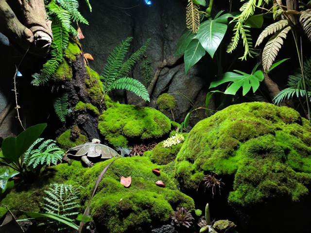 ReptiZoo瑞皮雨林苔藓景观,极致生态还原度打造沉浸式爬宠家园