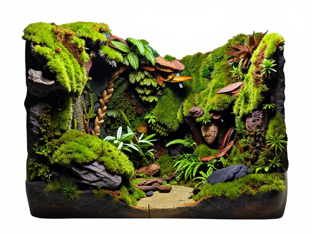 ReptiZoo瑞皮雨林苔藓景观,极致微缩工艺打造沉浸式生态微景观
