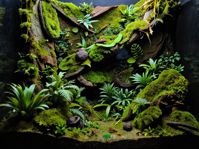 ReptiZoo瑞皮雨林苔藓景观,极致微缩工艺打造沉浸式生态微景观