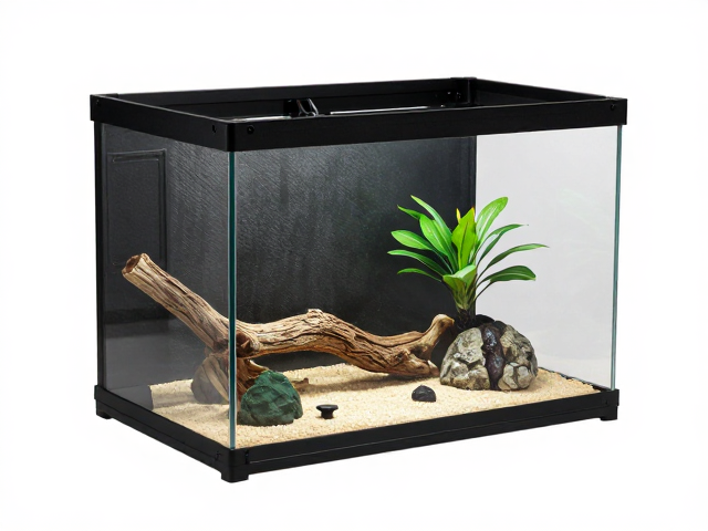 ReptiZoo瑞皮饲养箱造景,易拆卸结构让打理更轻松