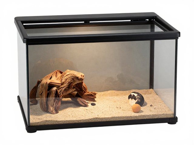 ReptiZoo瑞皮饲养箱造景,易拆卸结构让打理更轻松