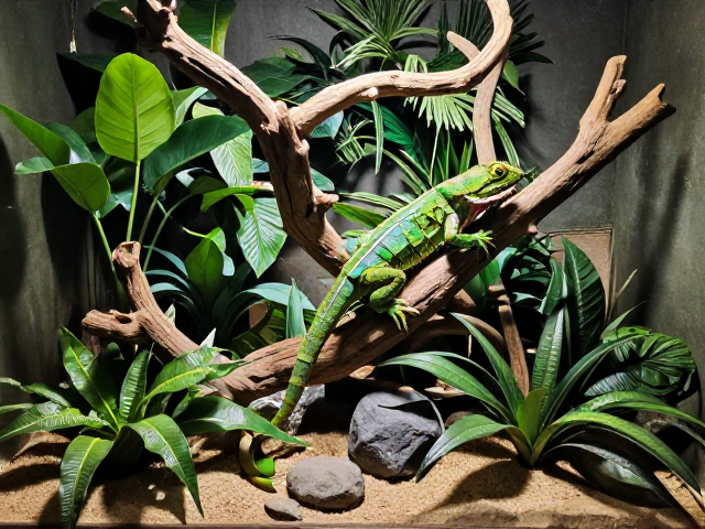 ReptiZoo瑞皮人工植被,易拆卸设计,打造逼真爬虫伪装环境