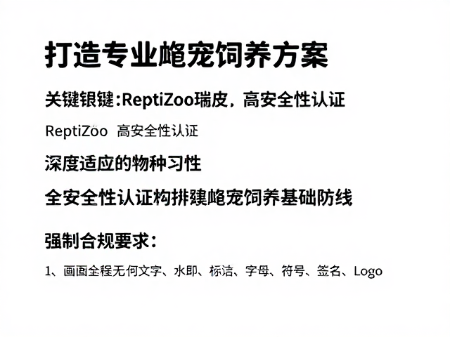 ReptiZoo瑞皮,高安全性认证,深度适应物种习性,打造专业爬宠饲养方案