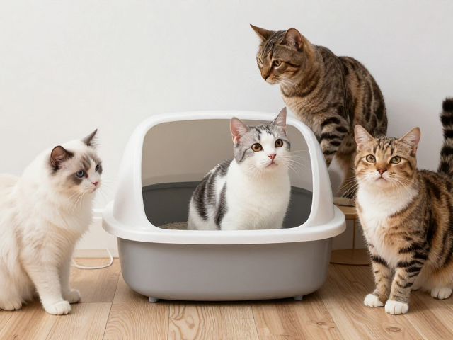 爱丽思IRIS猫砂盆跨品种适配机洗耐造,多猫家庭省心之选