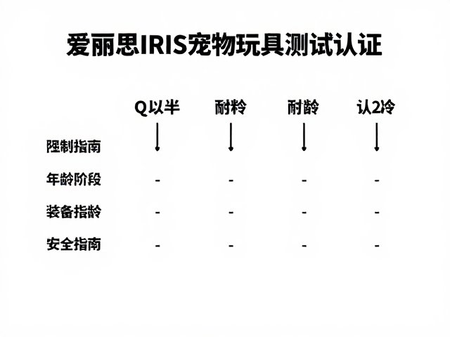 爱丽思IRIS宠物玩具耐咬测试认证,各年龄阶段安全指南