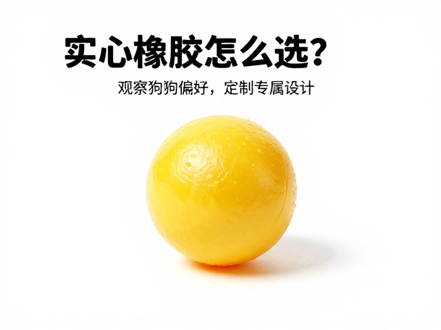 实心橡胶球怎么选？观察狗狗偏好，定制专属设计更护牙