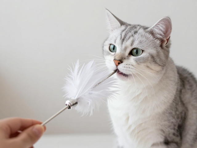 防吞咽羽毛逗猫棒,安全逗宠更解压,日常互动的快乐神器