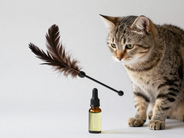 老猫低强度互动指南，羽毛逗猫棒与猫薄荷油的使用技巧