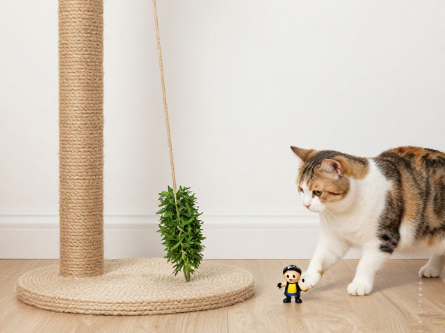 天然猫薄荷逗猫棒，剑麻猫抓板，猫咪互动手办神器，健康磨爪不拆家