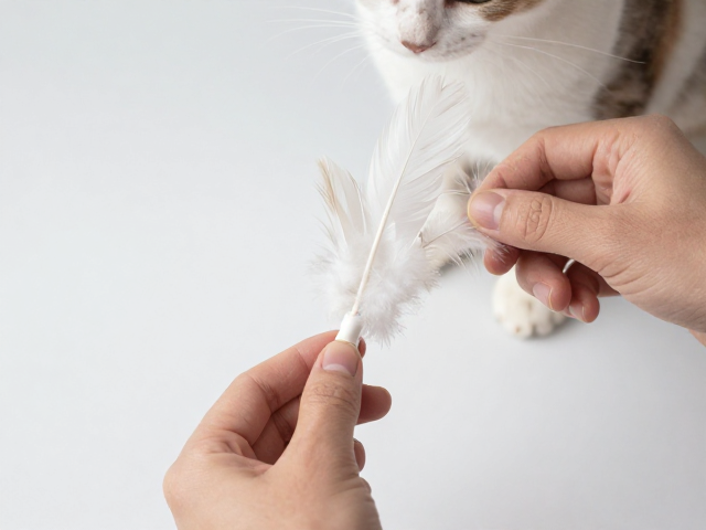 羽毛逗猫棒清洗消毒指南,保持逗弄互动的卫生与乐趣