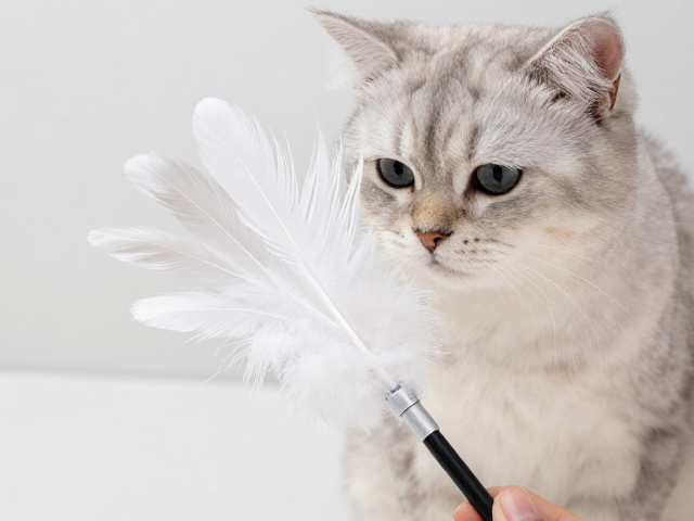 羽毛逗猫棒清洗消毒指南,让猫咪躲藏探索更安全卫生