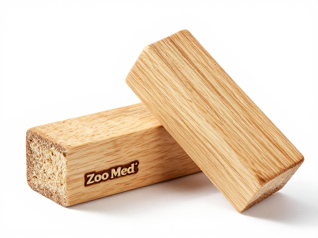 Zoo Med苹果木磨牙块,气味天然无刺鼻,宠物安全啃咬首选