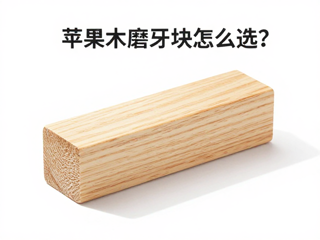 苹果木磨牙块怎么选?牙齿清洁去垢关键,破损及时更换保安全