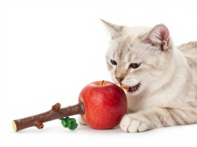 成猫磨牙神器?苹果枝与Squeaker发声玩具哪个更护齿?