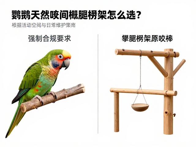 鹦鹉天然树枝啃咬棒与攀爬栖架怎么选?根据活动空间精准匹配指南