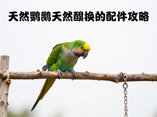 鹦鹉天然树枝啃咬棒,梯子秋千结构,定期更换配件攻略