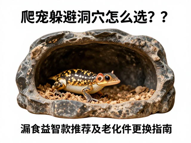 爬宠躲避洞穴怎么选?漏食益智款推荐及老化件更换指南