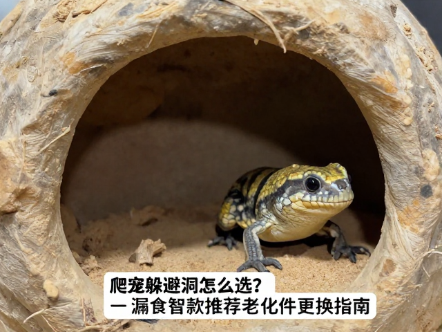爬宠躲避洞穴怎么选?漏食益智款推荐及老化件更换指南