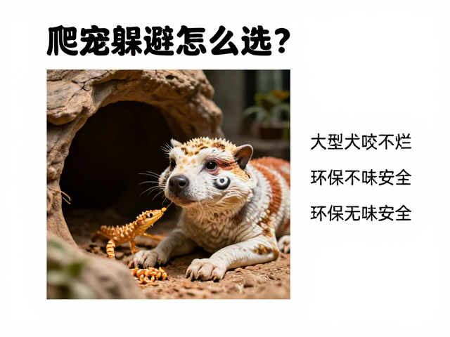 爬宠躲避洞穴怎么选?大型犬咬不烂,环保无味更安全