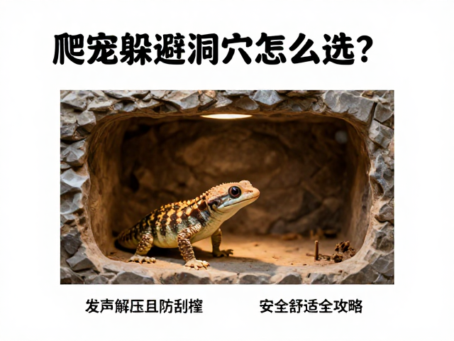 爬宠躲避洞穴怎么选？发声解压且防刮擦，安全舒适全攻略