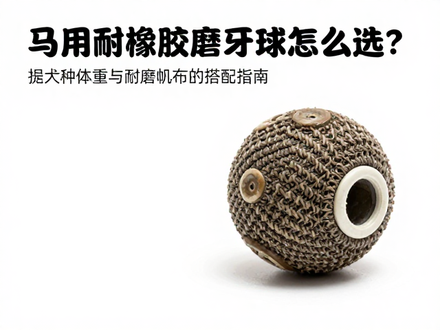 马用耐啃橡胶磨牙球怎么选？根据犬种体重与耐磨帆布搭配指南