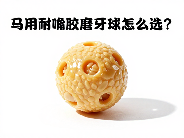马用耐啃橡胶磨牙球怎么选?注意材质气味,严守宠物安全标准