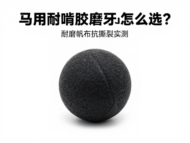 马用耐啃橡胶磨牙球怎么选？耐磨帆布抗撕裂实测