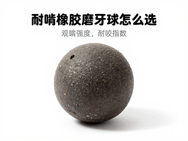 马用耐啃橡胶磨牙球怎么选?观察咀嚼强度,测耐咬指数