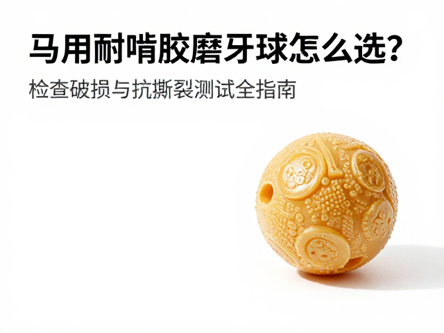 马用耐啃橡胶磨牙球怎么选？检查破损与抗撕裂测试全指南