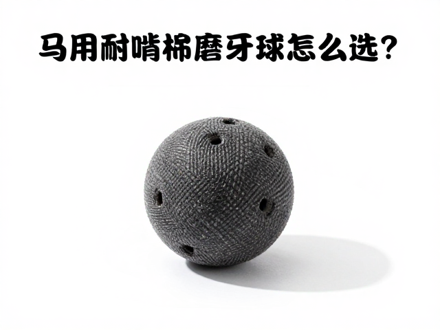 马用耐啃橡胶磨牙球怎么选？耐磨帆布抗撕裂实测